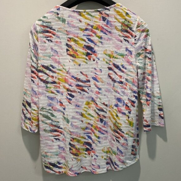 Tribal Multi-Color Sleeved Tee Size Large - Picture 12 of 15